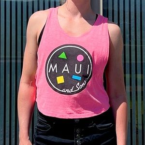MAUI & SONS cropped muscle-tank | Women’s XS